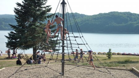 Swimming pool at the lake