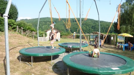 trampolines