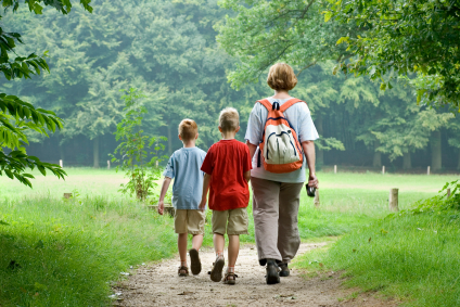 Promenades avec les enfants