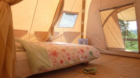 Camping in Frankrijk met volledig ingerichte huurtenten