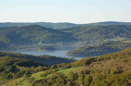 Het meer Lac du Laouzas tarn